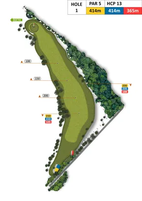 Bahnkarte Bahn 1, Par 5