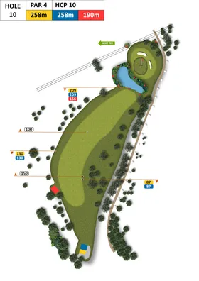 Bahnkarte Bahn 10, Par 4