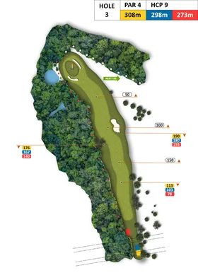 Bahnkarte Bahn 3, Par 4